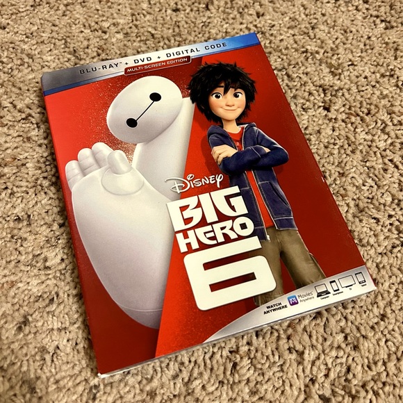Disney Media Disneys Big Hero 6 Bluraydvd Combo Plus Digital Code 